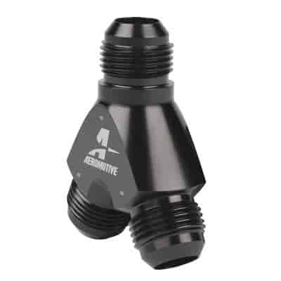 Y-Block Single -10AN to Dual -10AN