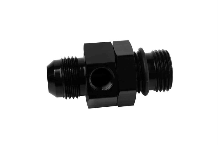 Inline Gauge Adapter -8AN x 1/8" NPT Port