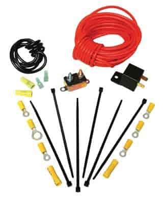 30 Amp Fuel Pump Wiring Kit [Relay, Breaker, Wire and Connectors Included]