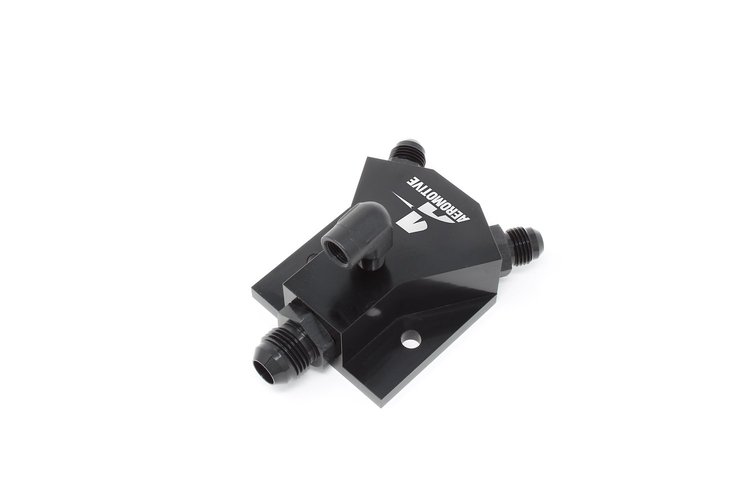 Y-Block Fitting Kit [-8 ORB Inlet, Dual -6 ORB Outlets, 1/8 in. NPT Port]