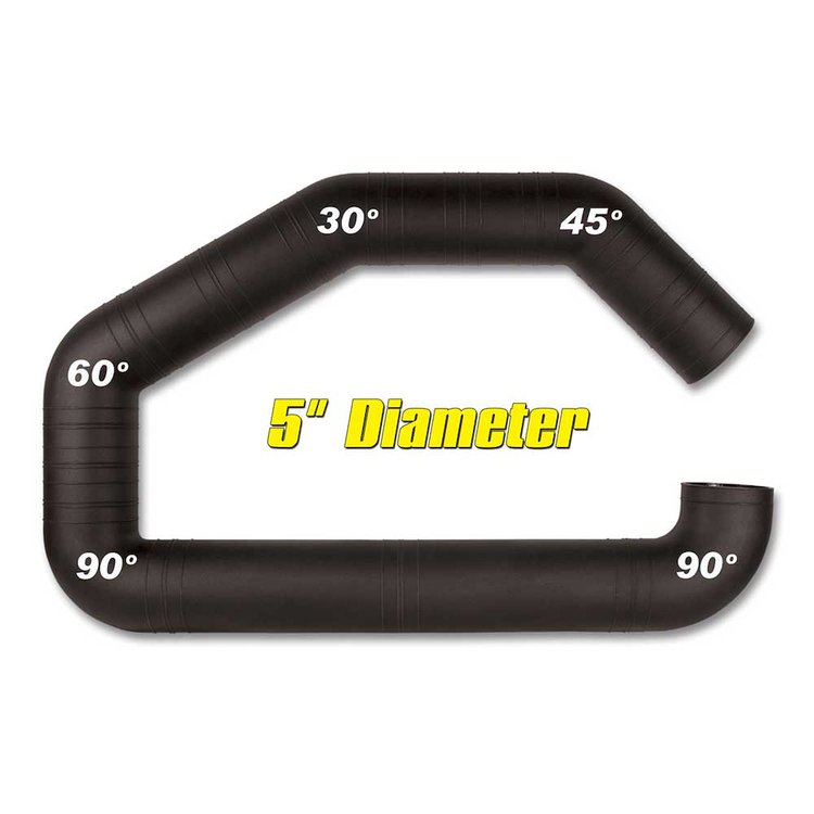 UBI Intake Tube Only 5" Diameter