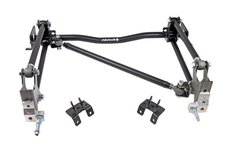 Bolt-On 4-Link Rear Suspension System 1955-1957 Chevy Tri-Five 1-Piece Frame