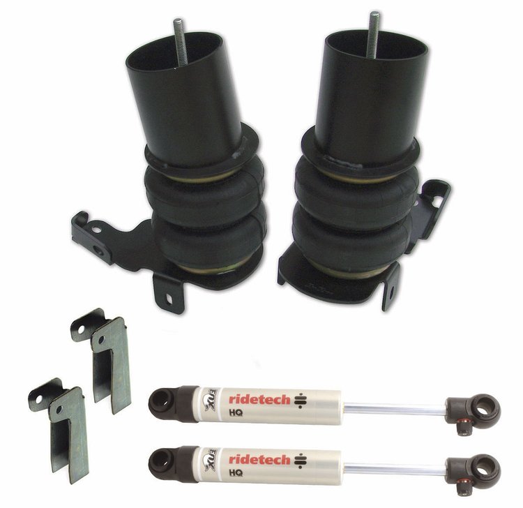 Front CoolRide kit for 65-70 Impala. For use w/ stock lower arms. Includes air springs/ brackets/ HQ