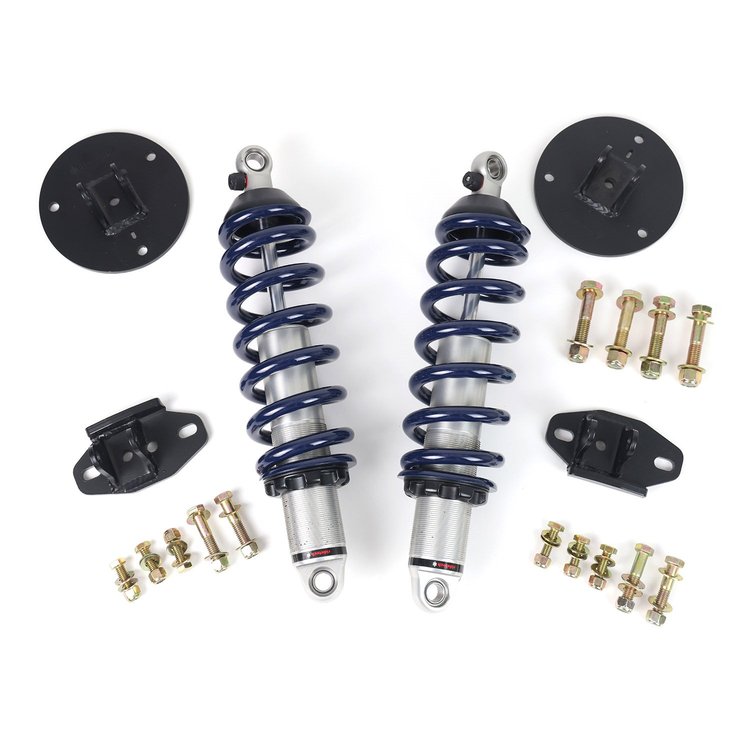 HQ Series Adjustable Front CoilOver Shocks Fits Select Chevy Silverado, GMC Sierra 1500 2WD Trucks