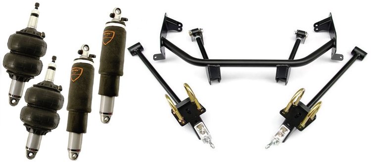 Air Suspension System for 60-64 Galaxie. Includes front HQ Series Shockwaves/ rear HQ Series Shockwa