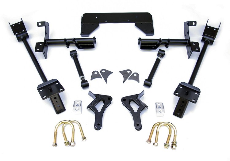 Bolt-On 4-Link Rear Suspension System 1970-1974 Dodge Challanger / Plymouth Barracuda (Chrysler E-Body)