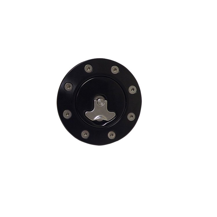 Precision Coachworks Billet Locking Gas Cap Universal Application - 3-7/8 in. O.D.