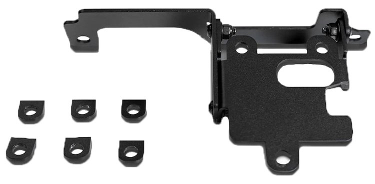Adaptive Speed Control Relocation Bracket for Late-Model Ford Bronco [Black]