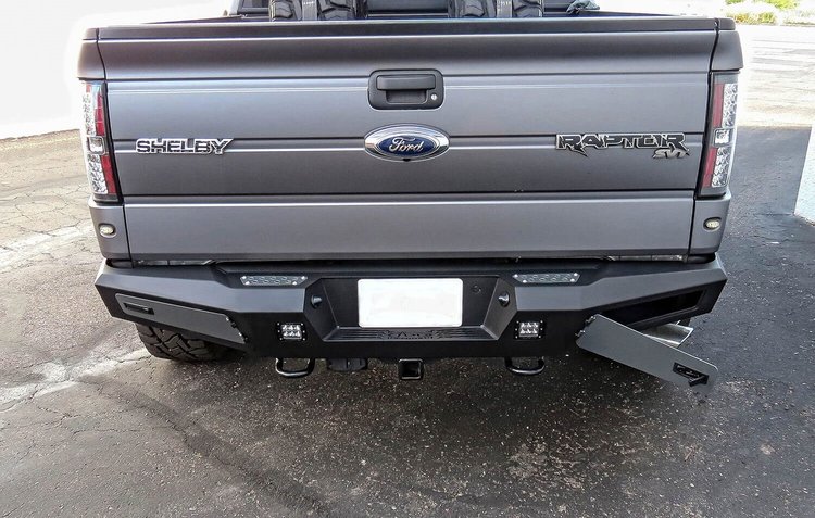 10-14 Ford Raptor / 09-14 Ford F-150 / 11-14 Ford Ecoboost F-150 HoneyBadger Rear Bumper with Integr
