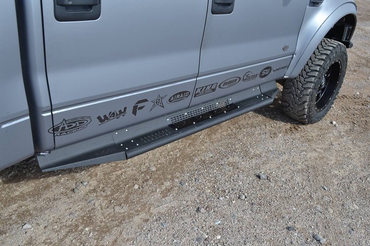 10-14 Ford Raptor / 09-14 Ford F-150 / 11-14 Ford Ecoboost F-150 Stealth Fighter Side Steps Super Cr
