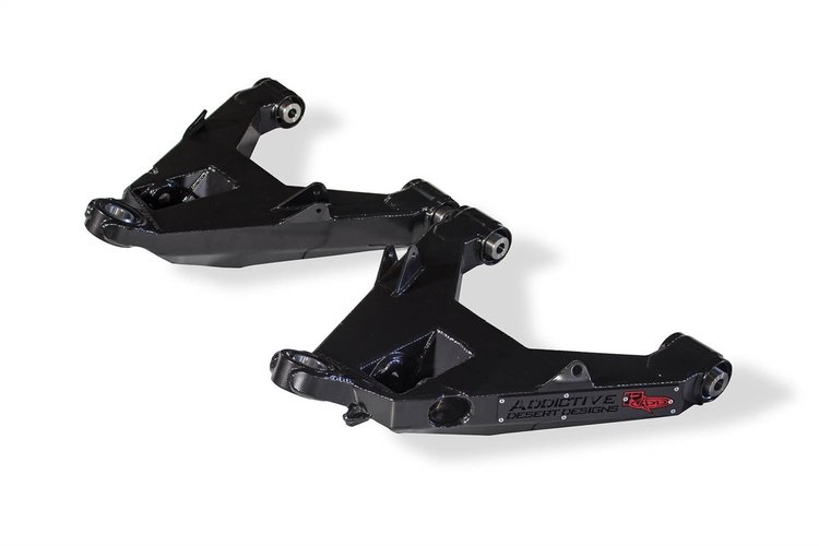 10-14 Ford Raptor Fabricated lower control arm for single shock set in Satin Black