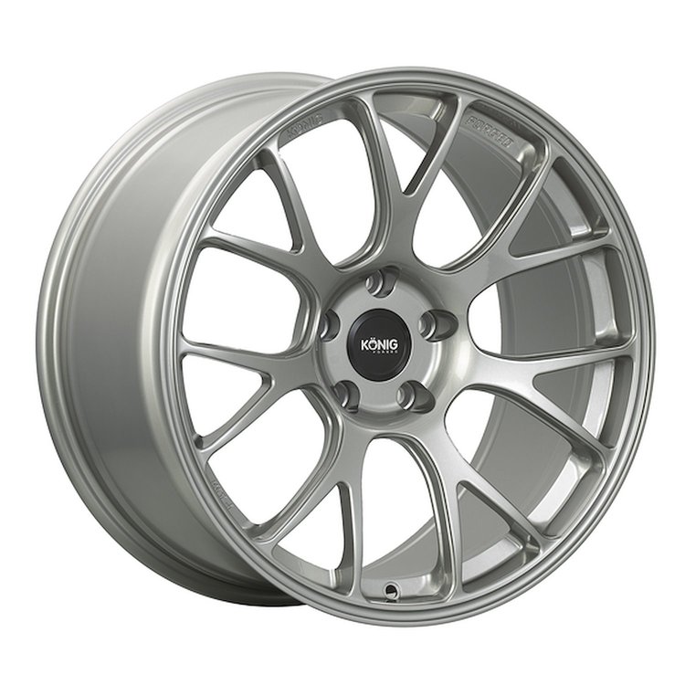 F1MN852044S F1M Forged Wheel [Size: 18" x 9.5"] Ash Silver Finish, w/Knurled Bead