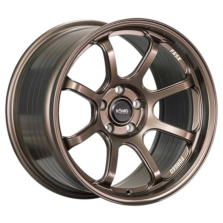 F6SXT8520258 F6SX Forged Wheel [Size: 18" x 10.5"] Race Bronze Finish, w/Knurled Bead