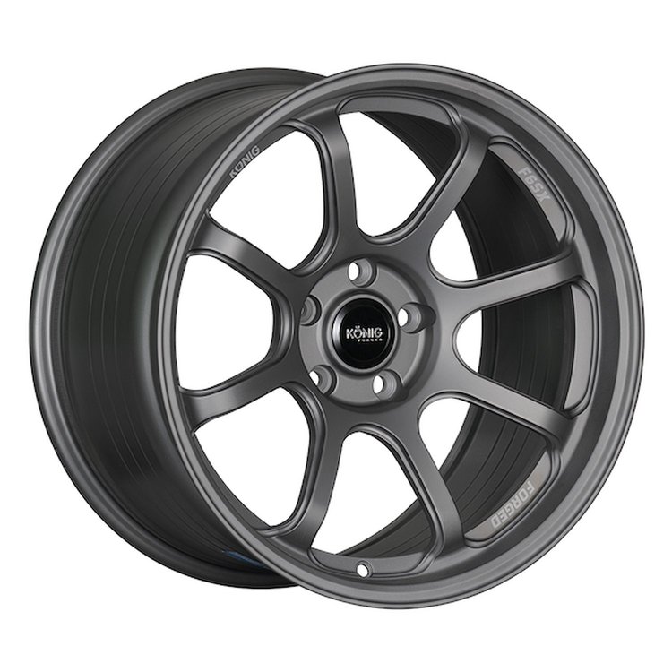 F6SXT852025G F6SX Forged Wheel [Size: 18" x 10.5"] Satin Grey Finish, w/Knurled Bead