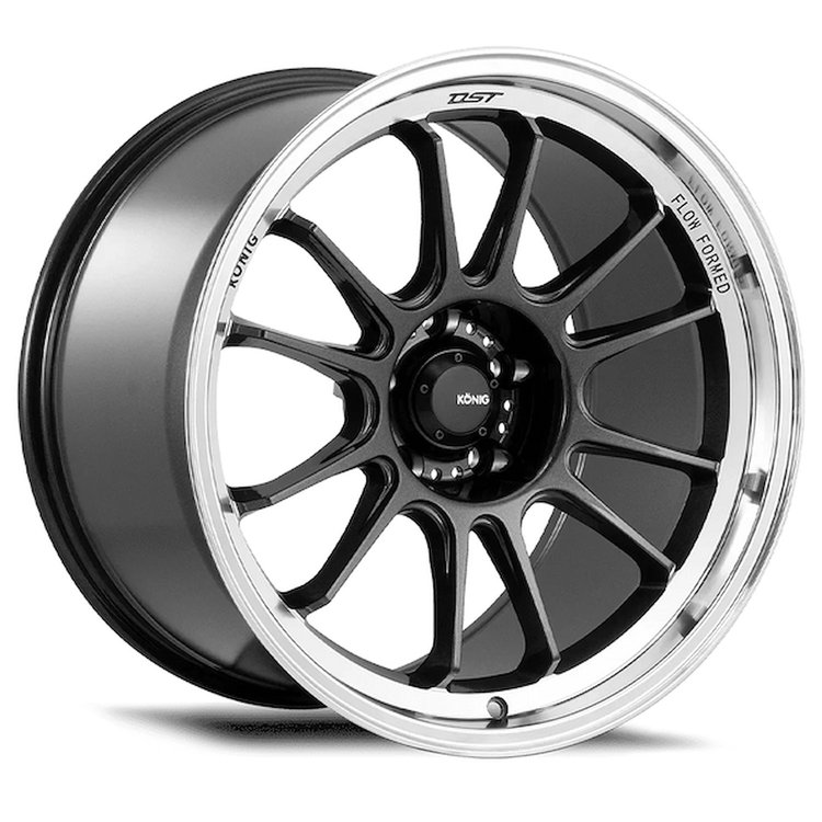 HG86100386 Hypergram Flow-Formed Wheel [Size: 16" x 8"] Metallic Carbon w/Machined Lip Finish