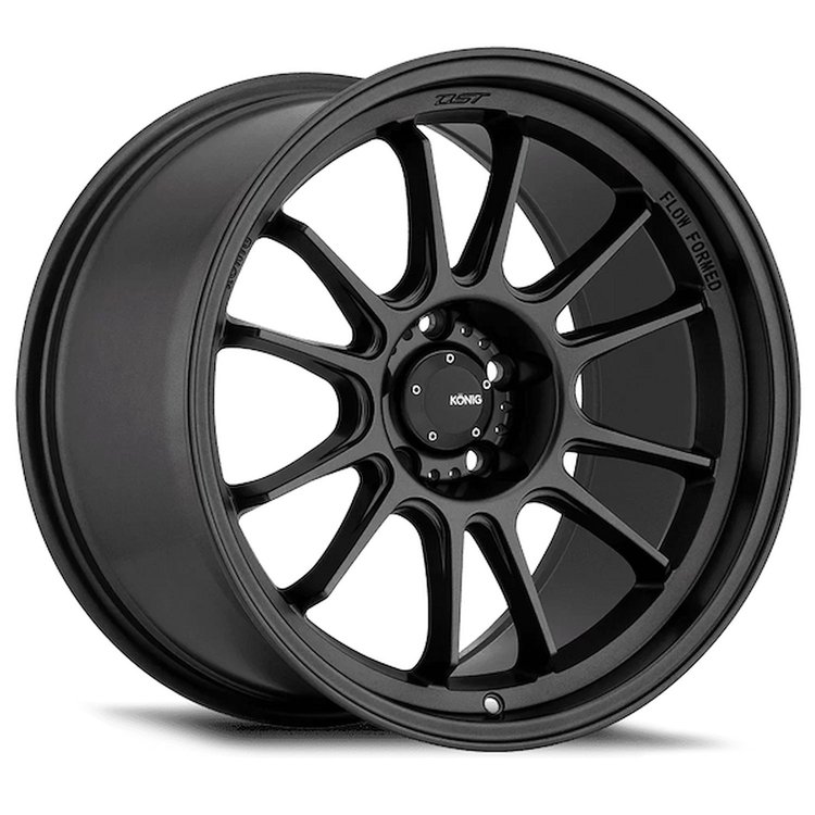 HGT8520255 Hypergram Flow-Formed Wheel [Size: 18" x 10"] Matte Black Finish