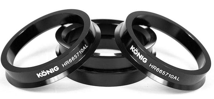 HR735410AL Hub Ring - Aluminum Set, 73.1 mm O.D. / 54.1 mm I.D.