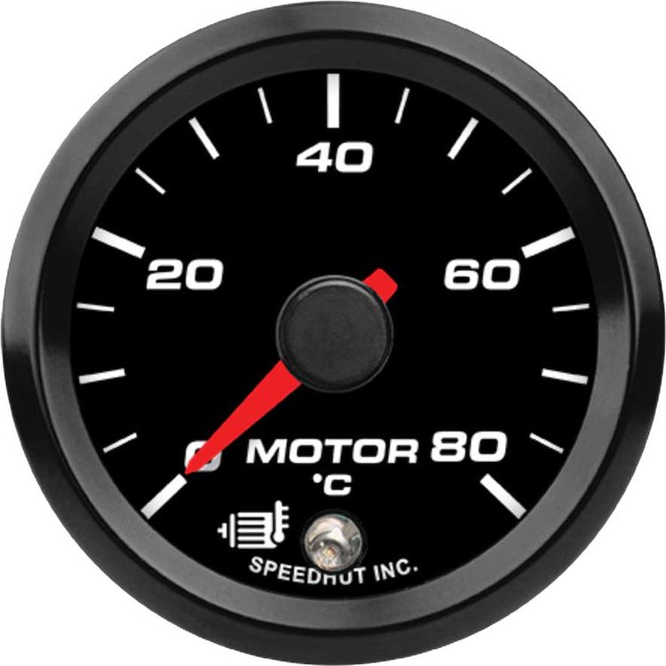 FAE2-T3-EV 2-1/16 in. EV Motor Temp Gauge, 0-80C, w/Warning, AEM