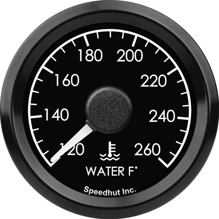 HV1-WT1 2-1/16 in. Humvee Water Temp Gauge, 120-260F