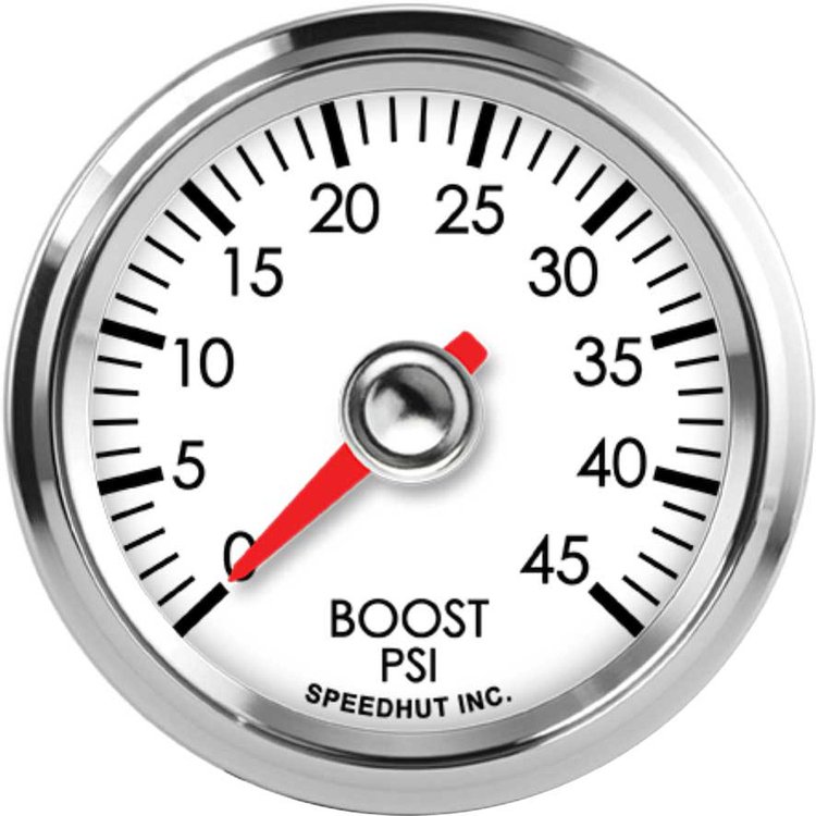L2-B5-LEG 2-1/16 in. Boost Gauge, 0-45 psi