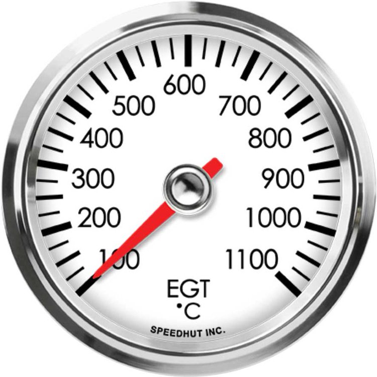 L25-ET4-LEG 2-5/8 in. EGT Temp Gauge, 100-1100C