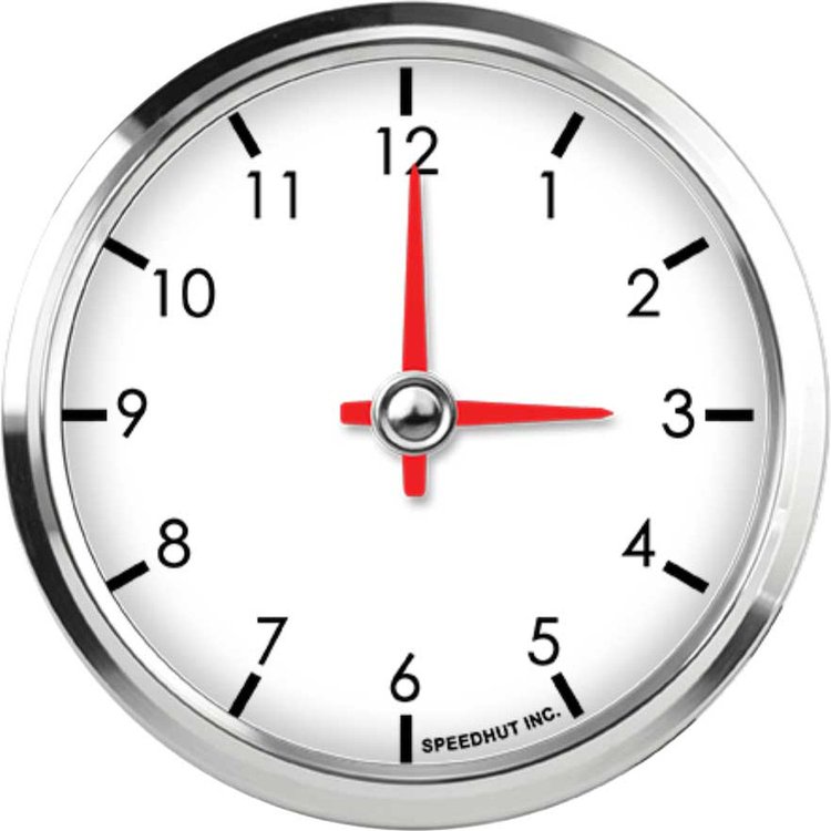 L3-CK1-LEG 3-3/8 in. Clock