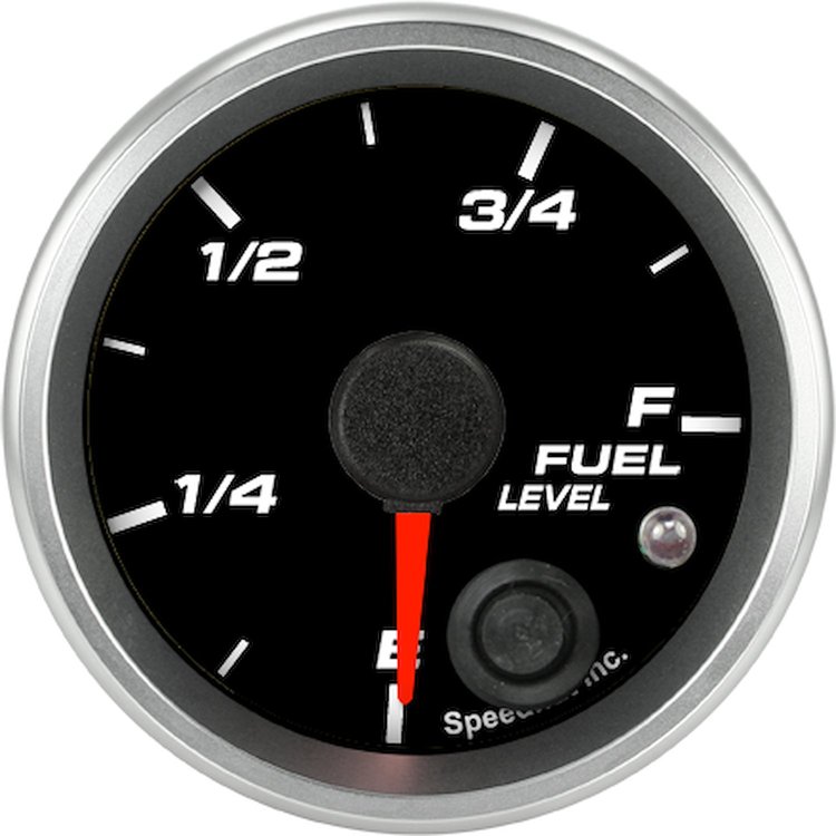 R2-FL1-REV 2-1/16 in. Fuel Level Gauge, programmable, w/Warning