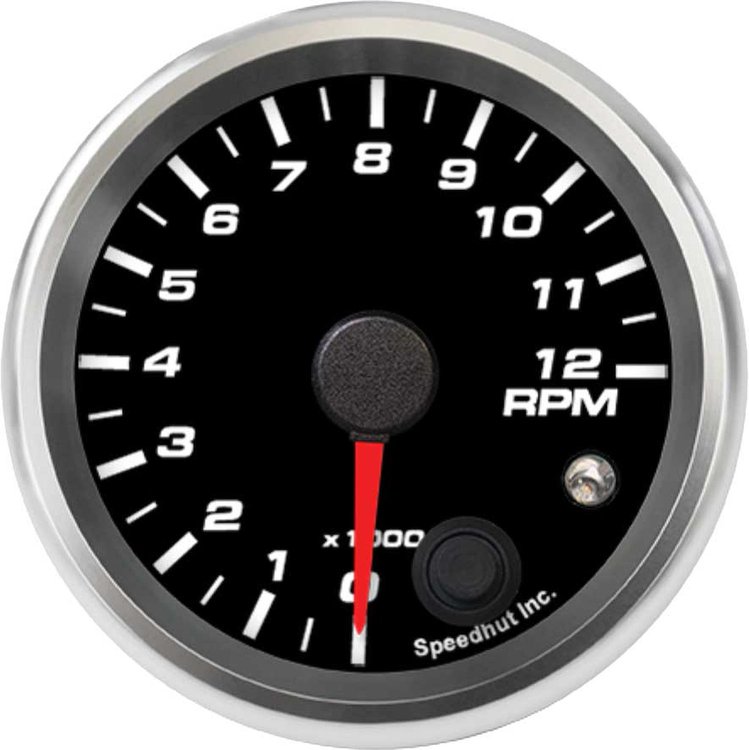 R25-TC5-REV 2-5/8 in. Tachometer, 12K RPM Shift-light