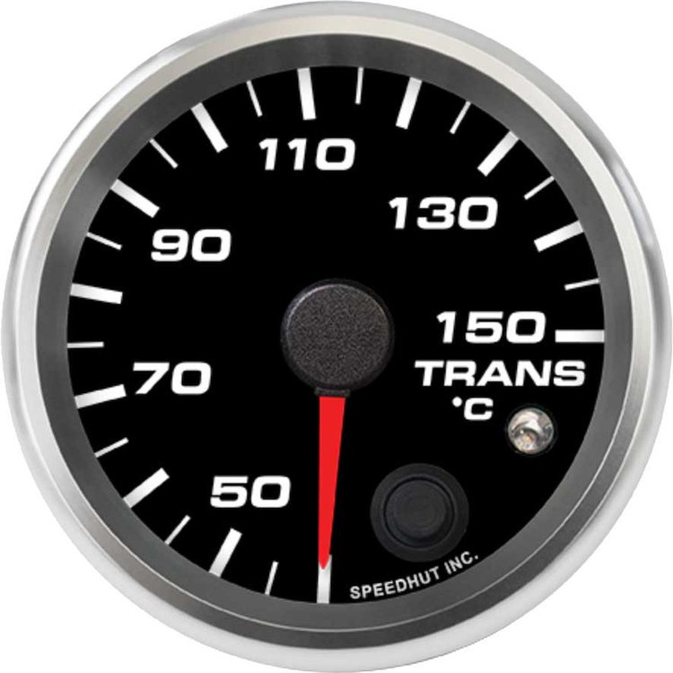 R25-TT3-REV 2-5/8 in. Trans Temp Gauge, 40-150C, w/warning