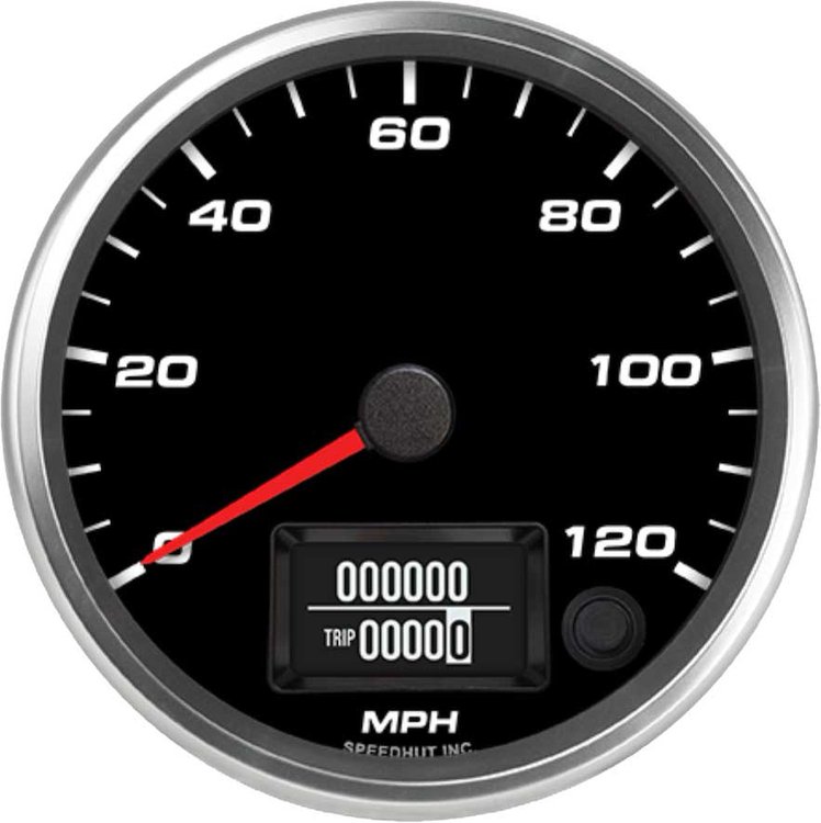 R4-S1-REV 4 in. GPS Speedometer, 120 mph