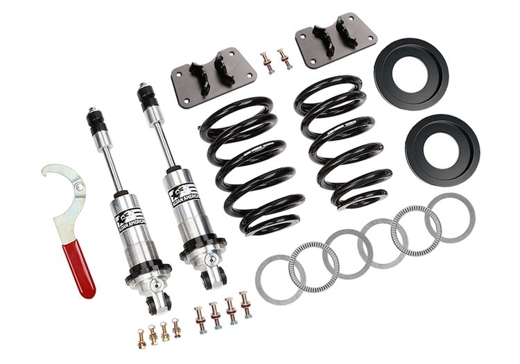 Road Comp Series Front Coilover Conversion Kit 1961-1962 Ford Thunderbird with Small Block Engine, Single-Adjustable [450 lbs./i