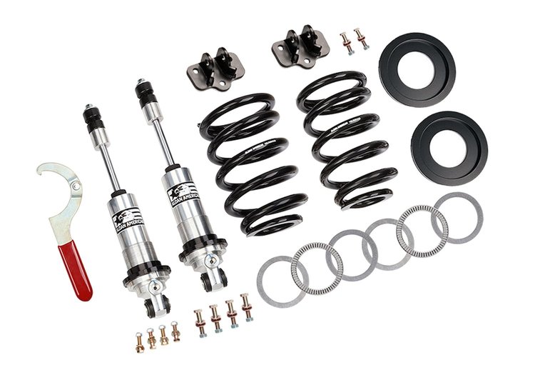 Road Comp Series Front Coilover Conversion Kit 1964-1966 Ford Thunderbird with Small Block Engine, Single-Adjustable [450 lbs./i