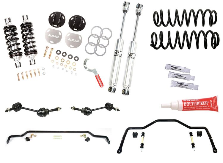 300365 Ford Panther Platform Handling Kit for 2003-2011 Ford Crown Victoria [Ford Mustang GT Rear Springs] 2 in. Drop