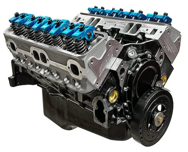 SBC406LB236244 Small Block Chevy 406 ci. Long Block w/Aluminum Heads & 540 HP Eliminator Roller Cam