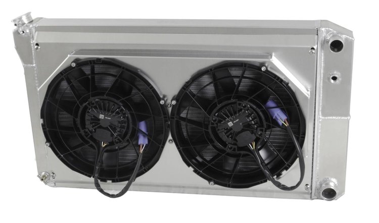 1-361-212LSBL High-Performance GM LS Swap Radiator/Brushless Fan Kit, Various GM Applications (28.25 in. Core), Auto Trans
