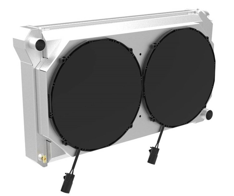 1-362-212BL High-Performance Radiator/Brushless Fan Kit, 1966-1974 Oldsmobile Cutlass, Small/Big Block V8, Auto Trans, W/Shroud