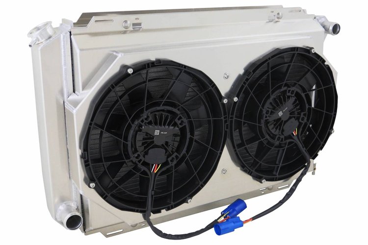 1-556-202BL High-Performance Radiator & Brushless Fan Kit, 1980-1993 Ford Mustang, Manual Trans, 2.75 in. Core, W/Shroud