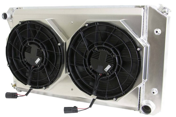 1-562-202BL High-Performance Radiator/Brushless Fan Kit, Various GM Applications (26.25 in. Core), Manual Trans, W/Shroud
