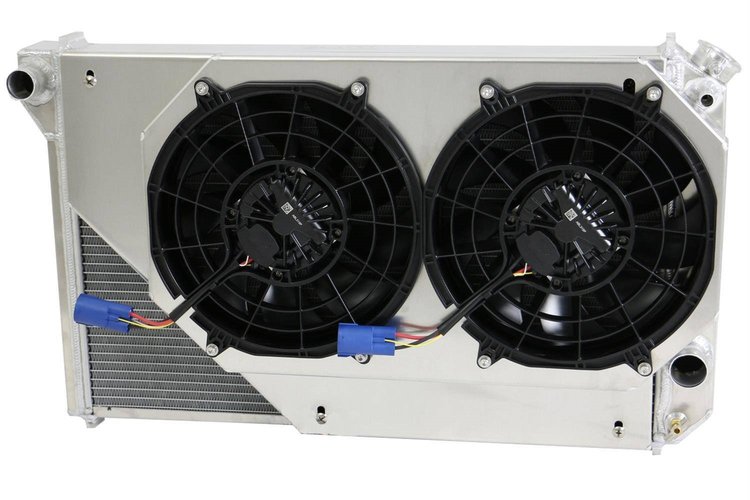 1-951-202BL High-Performance Radiator & Brushless Fan Kit, 1982-1992 GM F-Body, Manual Trans, 2.75 in. Core, W/Shroud
