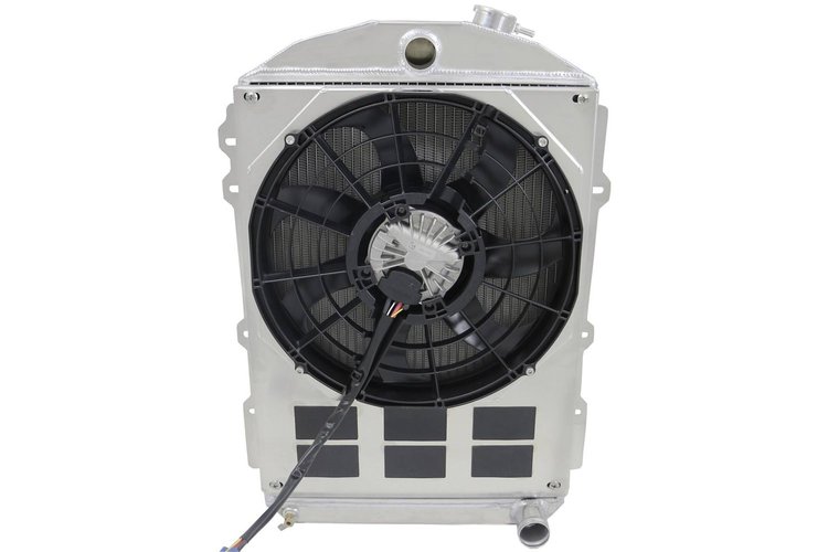 1-10502-208BL300 High-Performance Radiator & Brushless Fan Kit, 1938 Chevy Car, Chevy V8, Manual Trans, 2.75 in. Core, W/Shroud