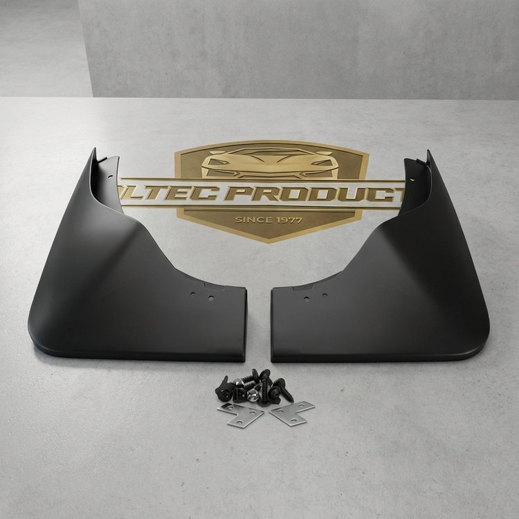 250-670 1984-1995 CORVETTE C4 SPLASH GUARDS Rear, Polo Green Metallic