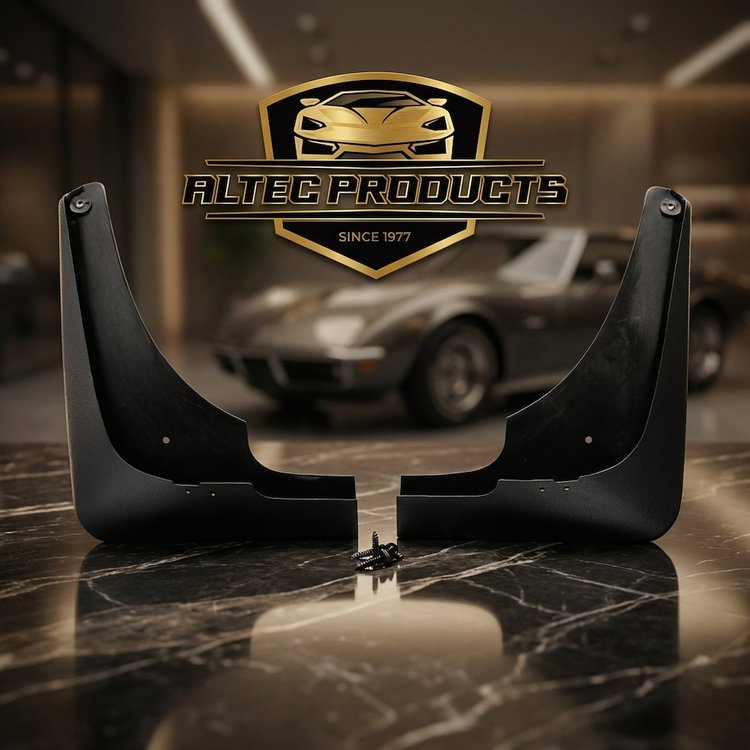 287-200 1997-2004 CORVETTE C5 SPLASH GUARDS Front, Pewter