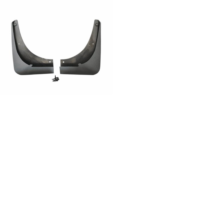 290-300 2005-2013 CORVETTE C6 SPLASH GUARDS Rear, Blade Silver Metallic