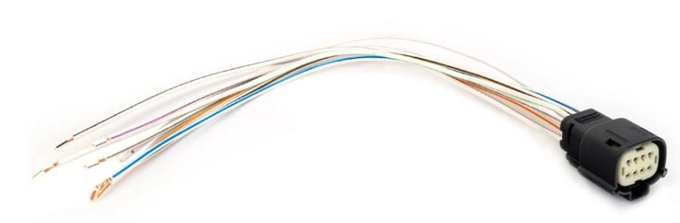 4-Corner Solenoid Valve Wiring Harness, 1 ft. Pigtail