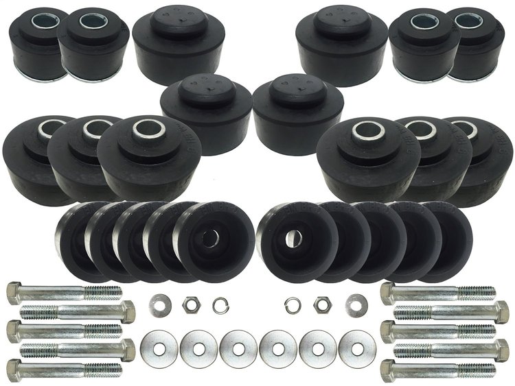 BM1022KIT Body Mount Bushing and Hardware Kit for 1968-1972 Chevy Chevelle Coupe/El Camino Coupe, 1968-1972 Oldsmobile Cutlass/4