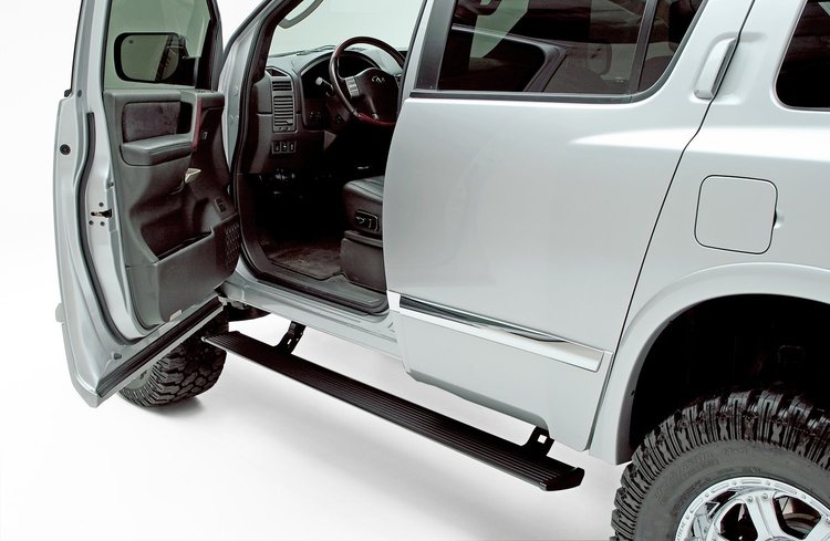75110-01A PowerStep Automatic Running Boards, 04-15 Nissan Titan Crew/King Cab, 04-15 Nissan Armada, 04-10 Infinity QX56