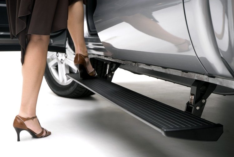 75137-01A PowerStep Automatic Running Boards, Fits 2007-2021 Toyota Tundra Double/Crew Cab, 2008-2017 Toyota Sequoia