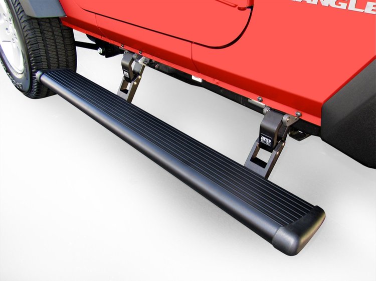 76330-01A PowerStep Automatic Running Boards, Fits 2014-2017 Jeep Gr& Cherokee, Gas Only