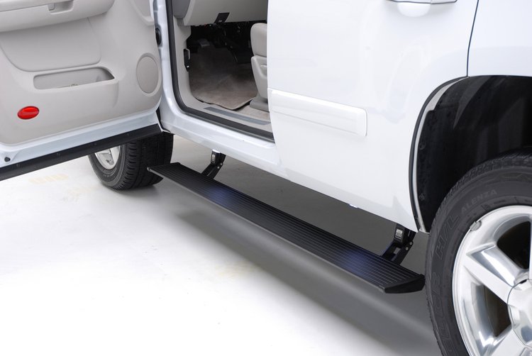 76331-01A PowerStep Automatic Running Boards, Fits 2014-2017 Dodge Durango, Gas Only