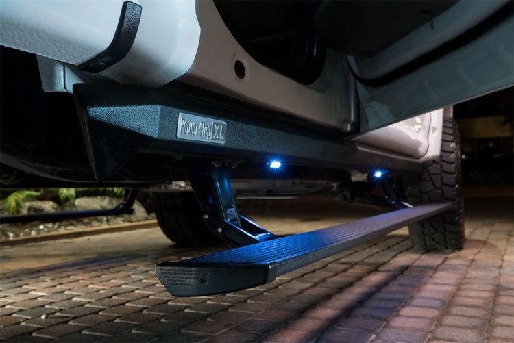77255-01A PowerStep XL Electric Running Boards, 3 in. Drop, Fits Select GM Silverado/Sierra 1500; Crew Cab; Gas & Diesel